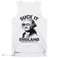 Suck It England Funny 4th Of July George Washington 1776 Tank Top thumb 0