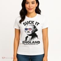 Suck It England Funny 4th Of July George Washington 1776 Women's T-Shirt thumb 4