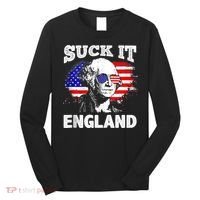 Suck It England Funny 4th Of July Flag Patriotic Long Sleeve Shirt thumb 0