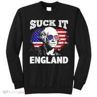 Suck It England Funny 4th Of July Flag Patriotic Sweatshirt thumb 0