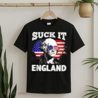 Suck It England Funny 4th Of July Flag Patriotic T-Shirt thumb 2