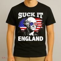 Suck It England Funny 4th Of July Flag Patriotic T-Shirt thumb 3