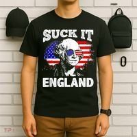 Suck It England Funny 4th Of July Flag Patriotic T-Shirt thumb 6