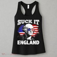 Suck It England Funny 4th Of July Flag Patriotic Women's Tank Top thumb 3