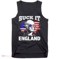 Suck It England Funny 4th Of July Flag Patriotic Tank Top thumb 0