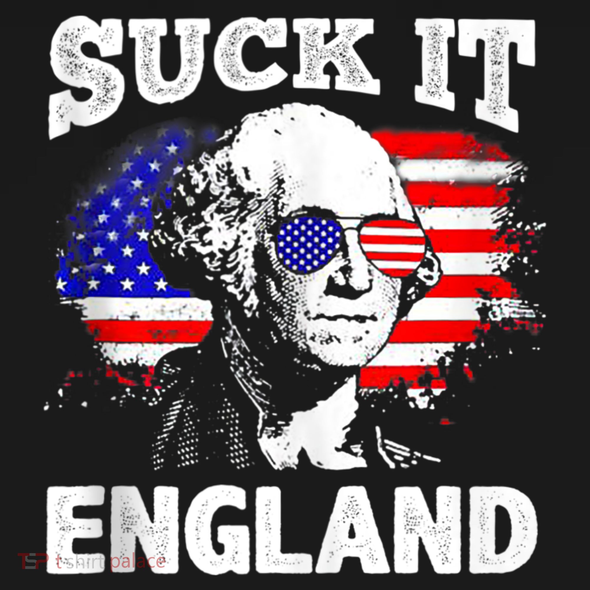 Suck It England Funny 4th Of July Flag Patriotic Kids Sweatshirt