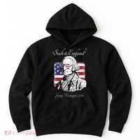 Suck It England Funny George Washington USA Flag 4th of July Hoodie thumb 0