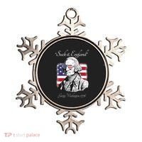 Suck It England Funny George Washington USA Flag 4th of July Ornament thumb 0