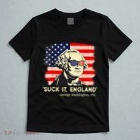 Suck It England Funny 4th Of July George Washington 1776 T-Shirt thumb 5
