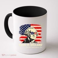 Suck It England Funny 4th Of July George Washington 1776 Coffee Mug thumb 0