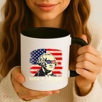 Suck It England Funny 4th Of July George Washington 1776 Coffee Mug thumb 3