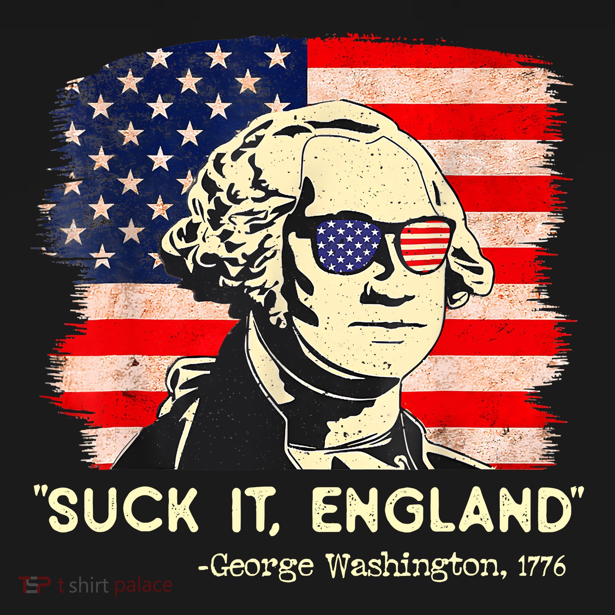 Suck It England Funny 4th Of July George Washington 1776 Women's Hoodie