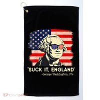 Suck It England Funny 4th Of July George Washington 1776 Golf Towel thumb 0