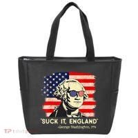 Suck It England Funny 4th Of July George Washington 1776 Tote Bag thumb 0