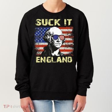 Suck It England Funny George Washington Women's Sweatshirt