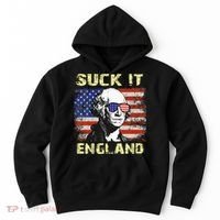 Suck It England Funny George Washington Hoodie thumb 0