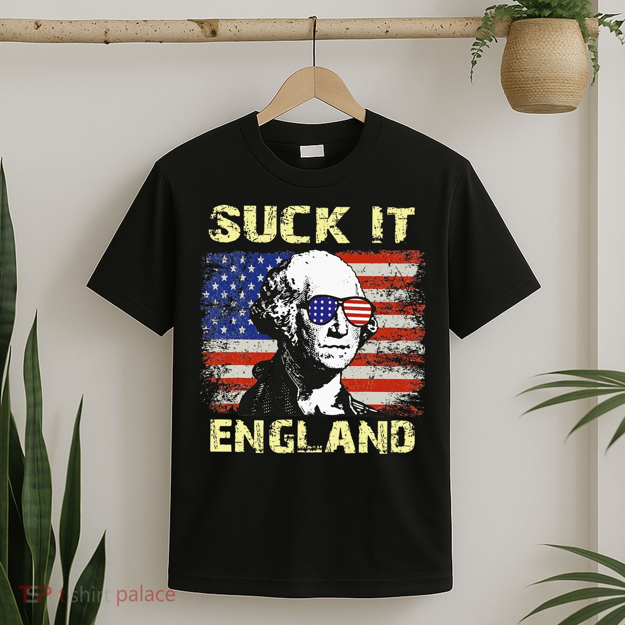 Suck It England Funny George Washington T-Shirt