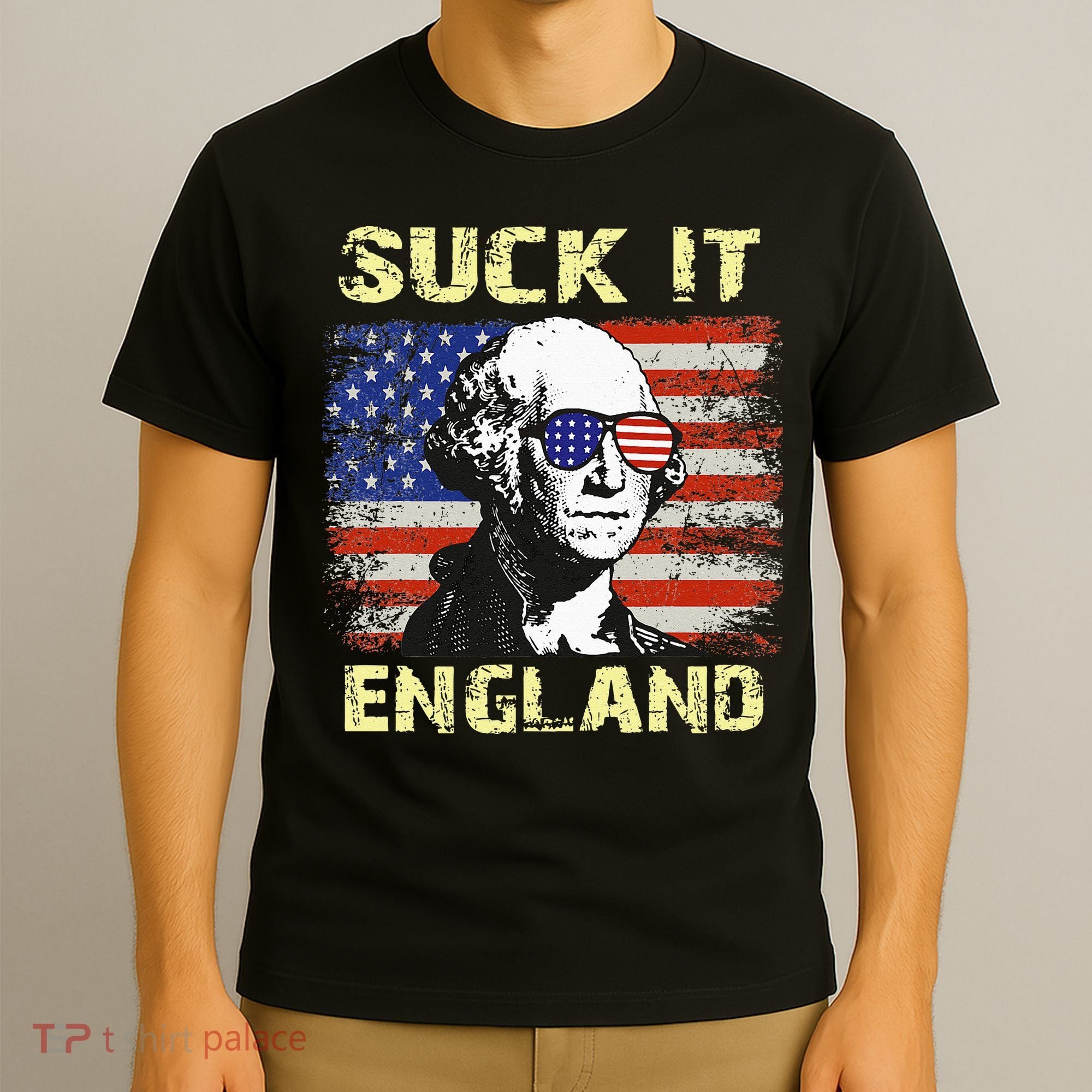 Suck It England Funny George Washington T-Shirt