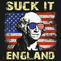 Suck It England Funny George Washington Bucket Hat thumb 4