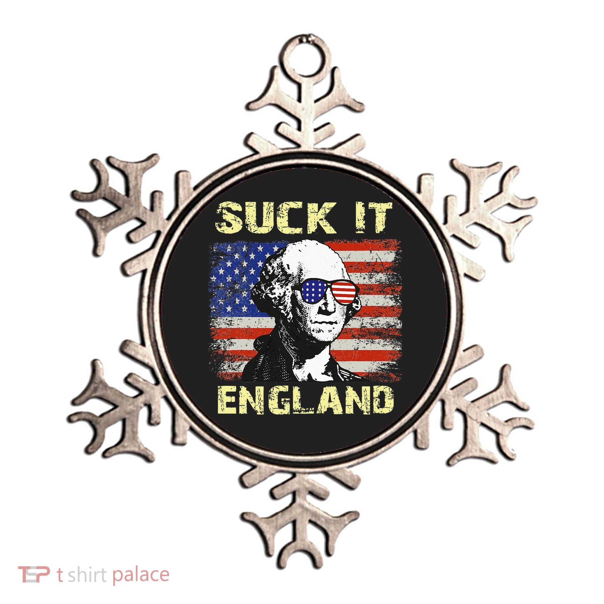 Suck It England Funny George Washington Ornament