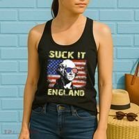 Suck It England Funny George Washington Women's Tank Top thumb 2
