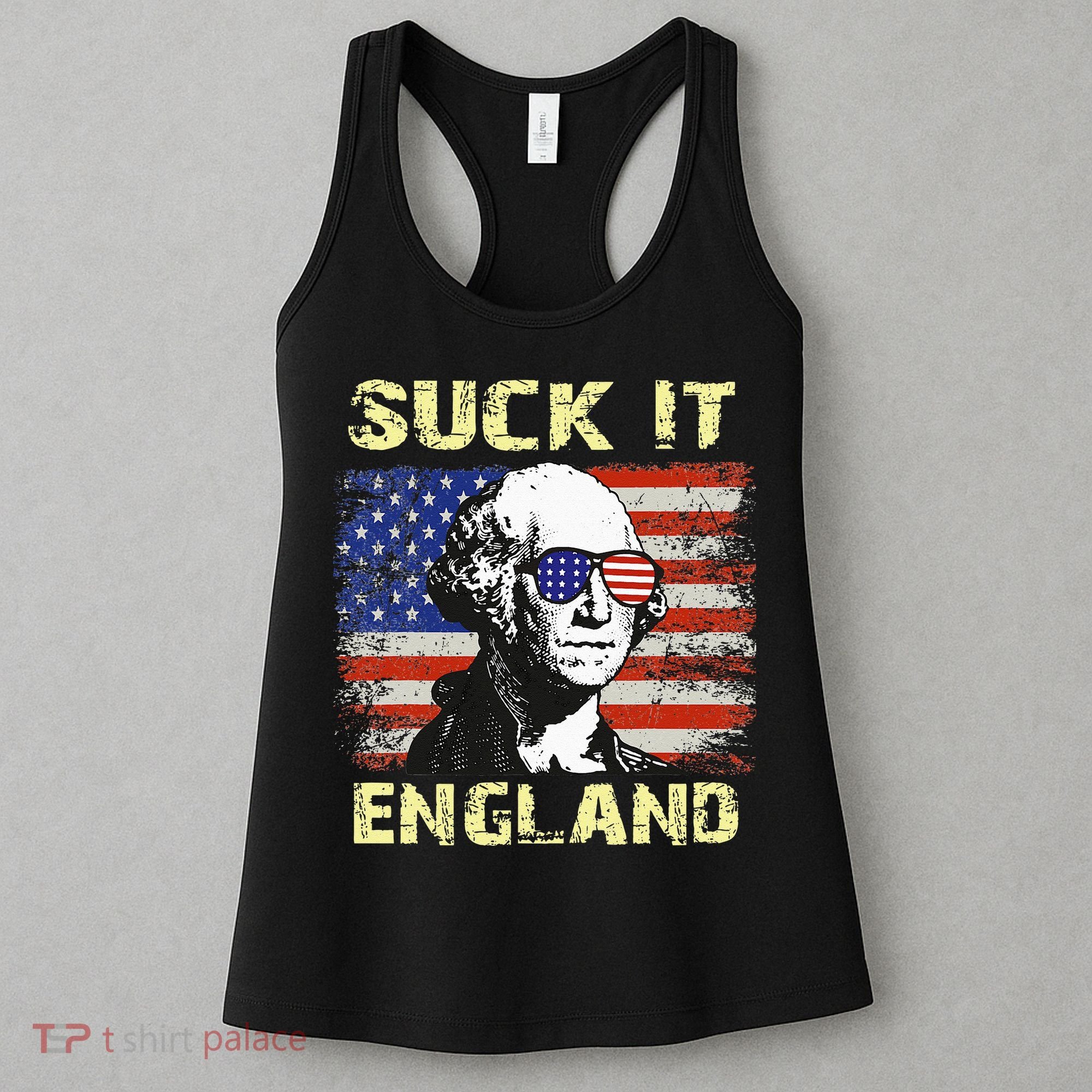 Suck It England Funny George Washington Women's Tank Top
