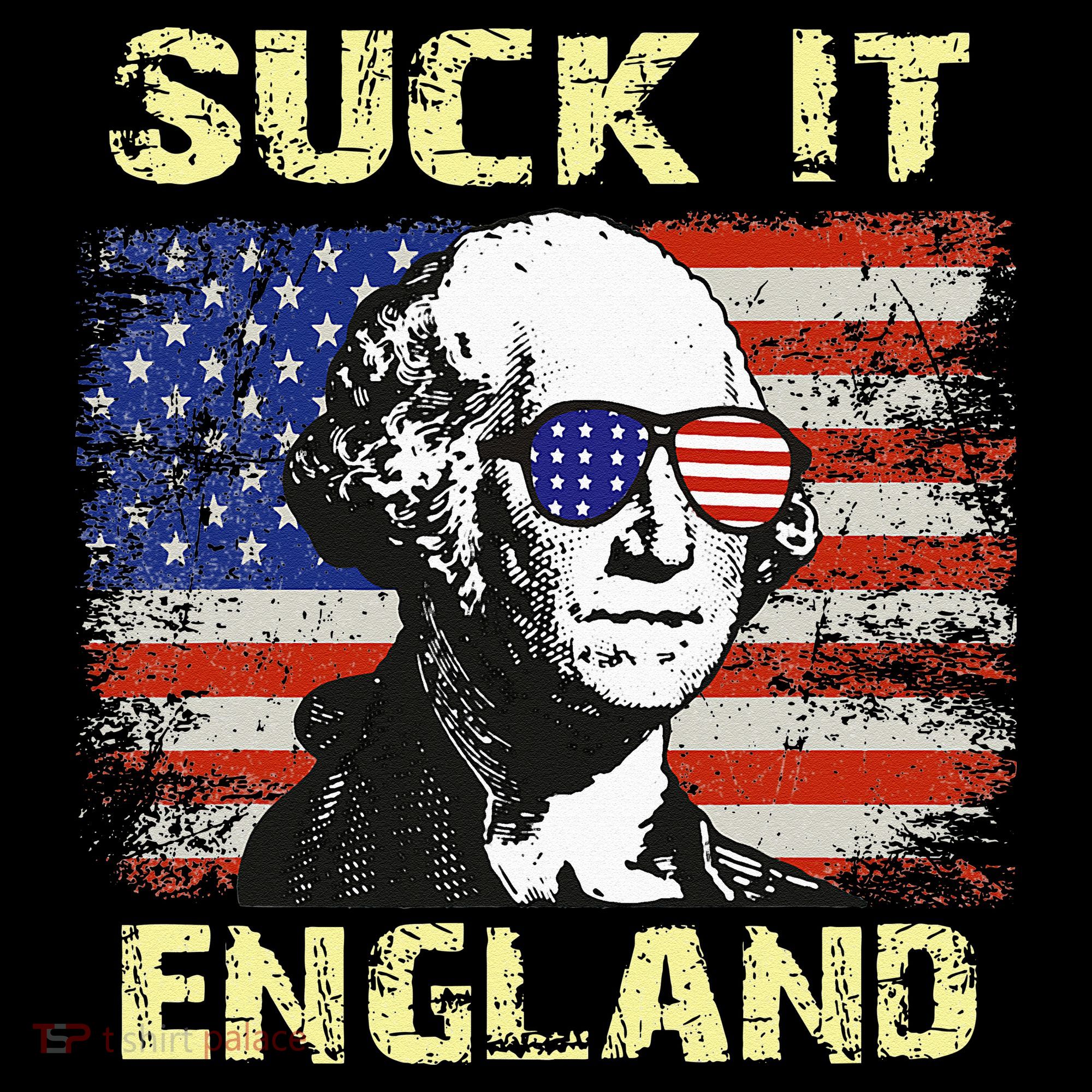 Suck It England Funny George Washington Women's Tank Top