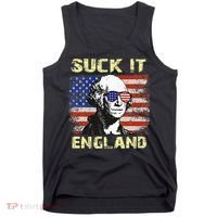 Suck It England Funny George Washington Tank Top thumb 0
