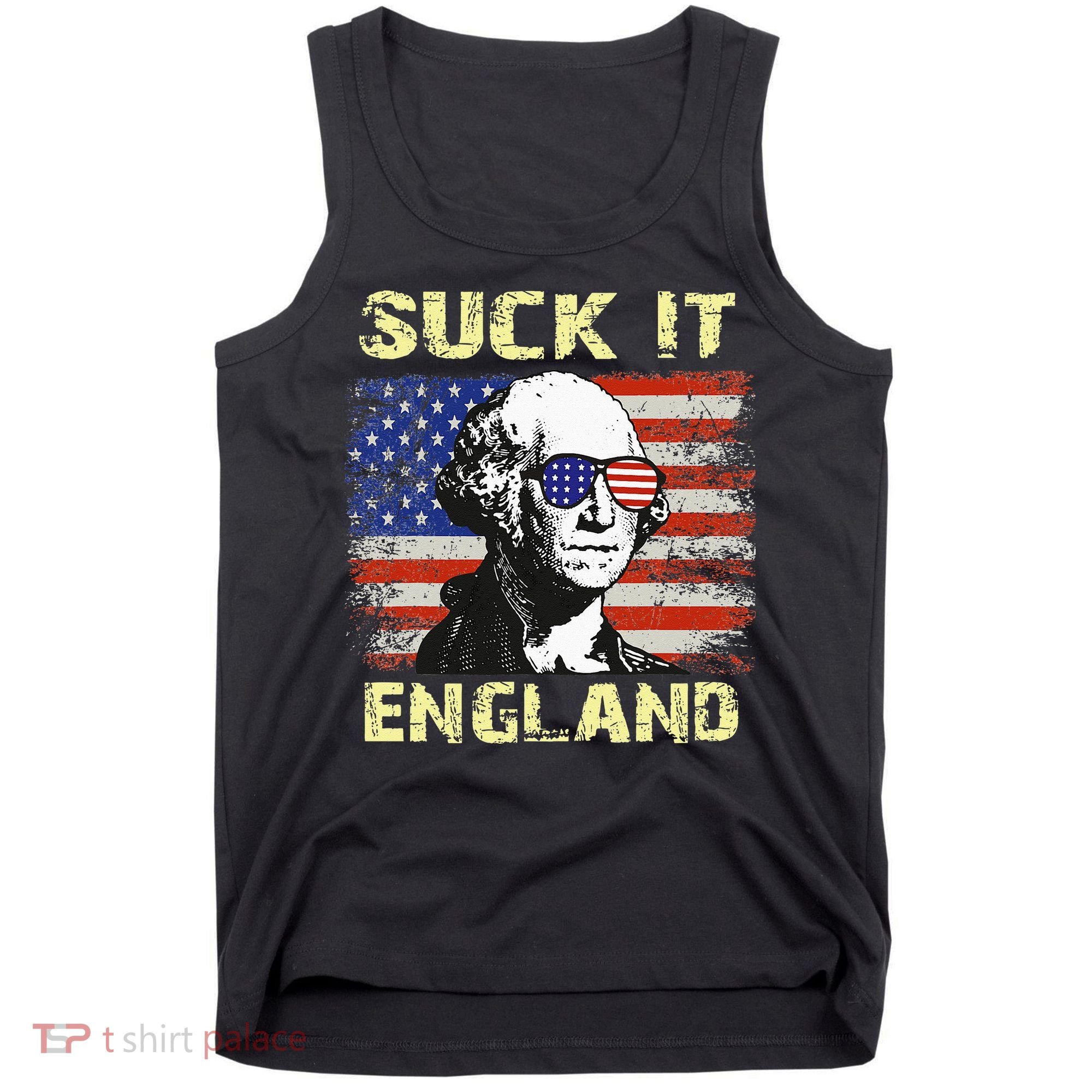 Suck It England Funny George Washington Tank Top
