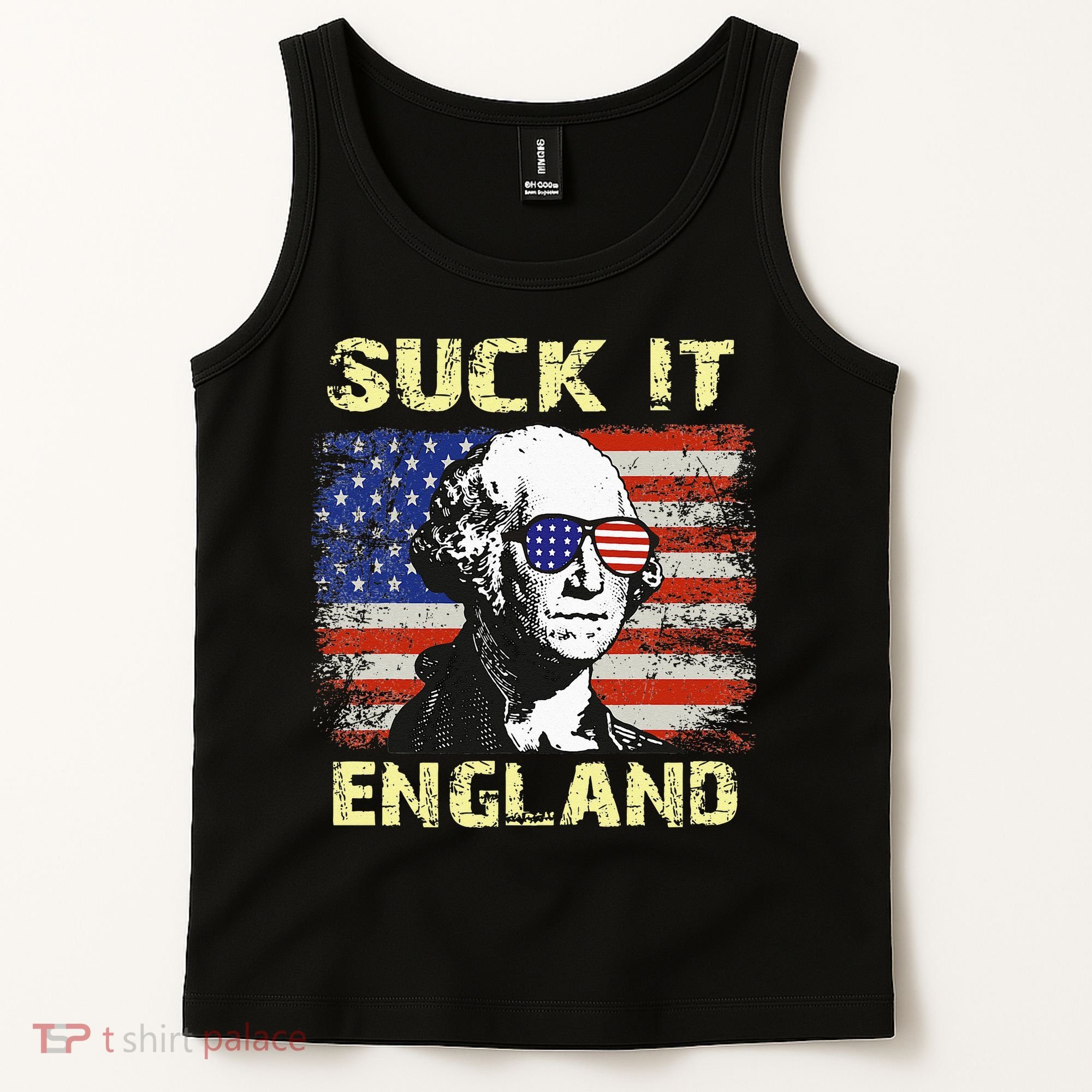 Suck It England Funny George Washington Tank Top