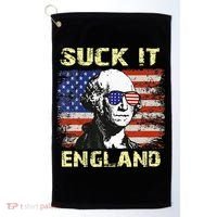 Suck It England Funny George Washington Golf Towel thumb 0