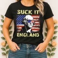 Suck It England Funny George Washington Women's T-Shirt thumb 2