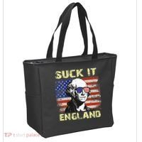 Suck It England Funny George Washington Tote Bag thumb 2
