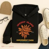 Spooky Island Est 2002 Amusement Park Island Resort Hoodie thumb 4