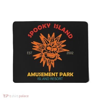 Spooky Island Est 2002 Amusement Park Island Resort Mousepad