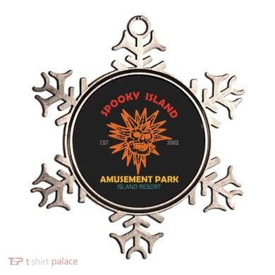 Spooky Island Est 2002 Amusement Park Island Resort Ornament