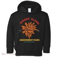 Spooky Island Est 2002 Amusement Park Island Resort Toddler Hoodie thumb 0