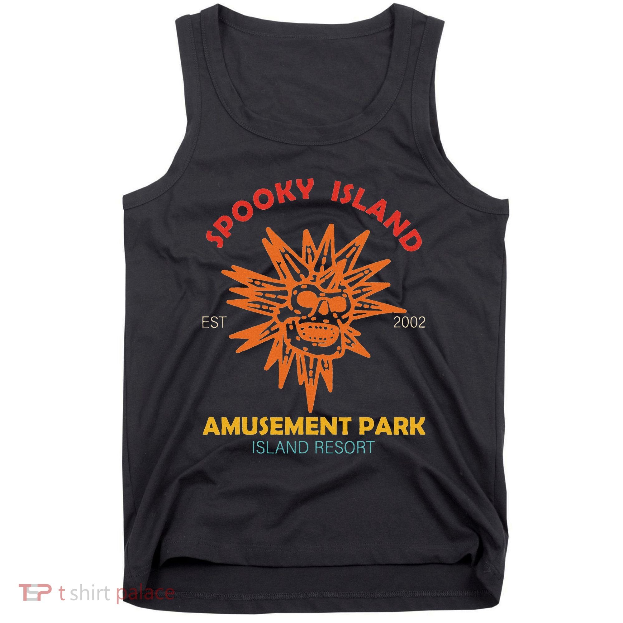 Spooky Island Est 2002 Amusement Park Island Resort Tank Top