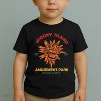 Spooky Island Est 2002 Amusement Park Island Resort Toddler T-Shirt thumb 2