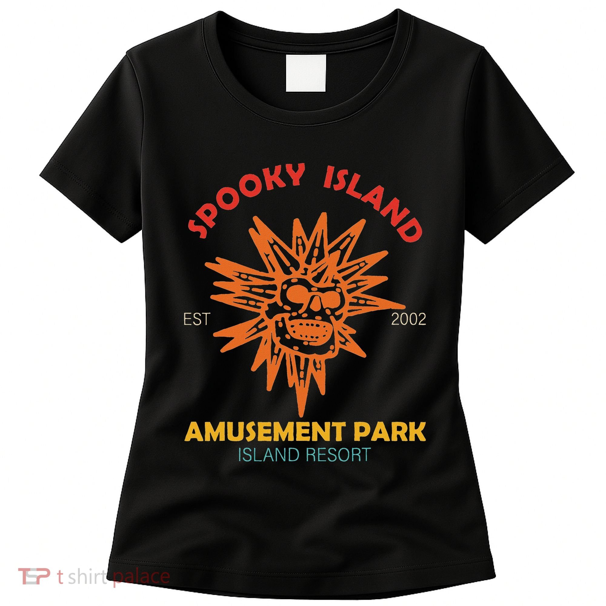 Spooky Island Est 2002 Amusement Park Island Resort Women's T-Shirt
