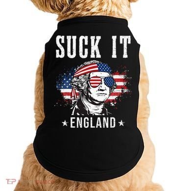 Suck It England Funny George Washington Funny Doggie Tank