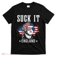 Suck It England Funny George Washington Funny T-Shirt thumb 0