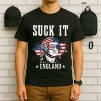 Suck It England Funny George Washington Funny T-Shirt thumb 6