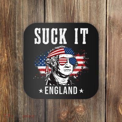 Suck It England Funny George Washington Funny Coaster