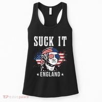 Suck It England Funny George Washington Funny Women's Tank Top thumb 0