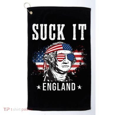 Suck It England Funny George Washington Funny Golf Towel