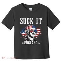 Suck It England Funny George Washington Funny Toddler T-Shirt thumb 0