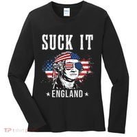 Suck It England Funny George Washington Funny Women's Long Sleeve Shirt thumb 0