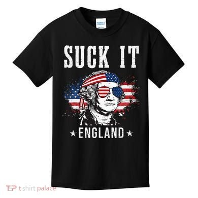 Suck It England Funny George Washington Funny Kids T-Shirt