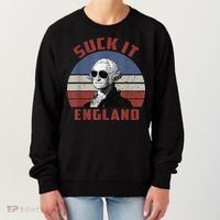 Suck It England Funny 4th of July Women's Sweatshirt thumb 0
